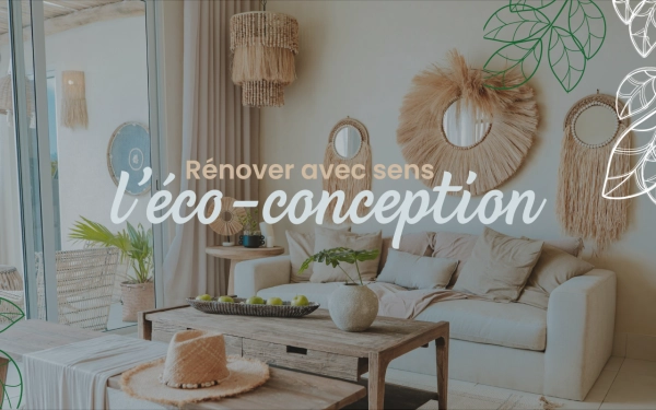 salon cosy aménagé avec des matériaux naturels