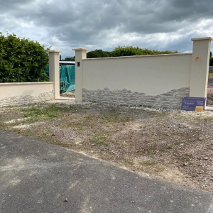 Rénovation complète murs et murets dans le Calvados