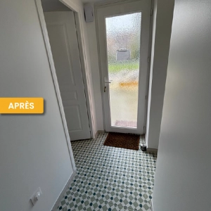 Entrée intérieure après travaux d'aménagement
