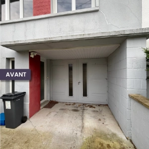 Entrée extérieure avant travaux