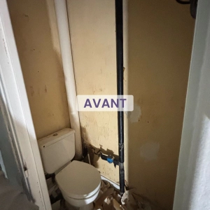 Avant rénovation, WC