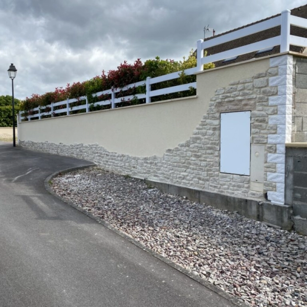 Rénovation de murs et murets en pierres en Normandie