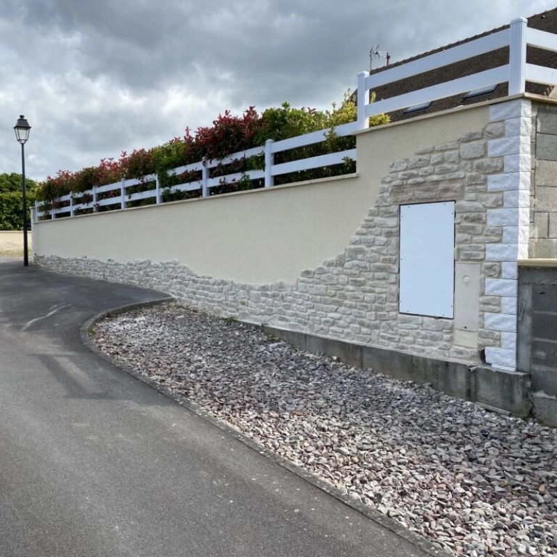 Rénovation de murs et murets en pierres en Normandie