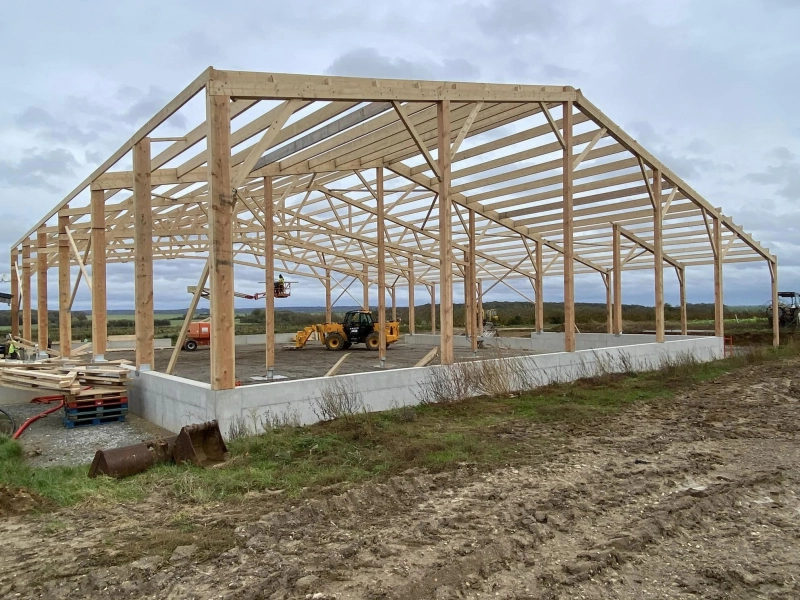 Bâtiment à ossature bois