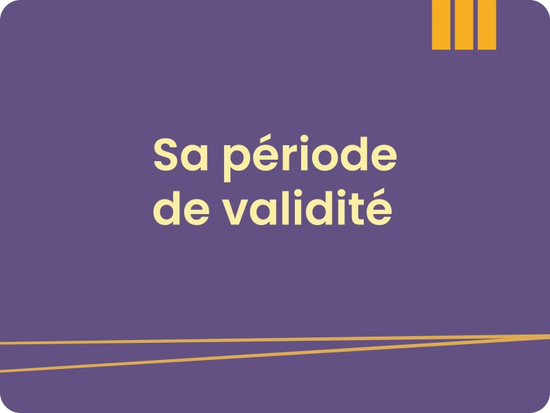 Fond violet, texte jaune