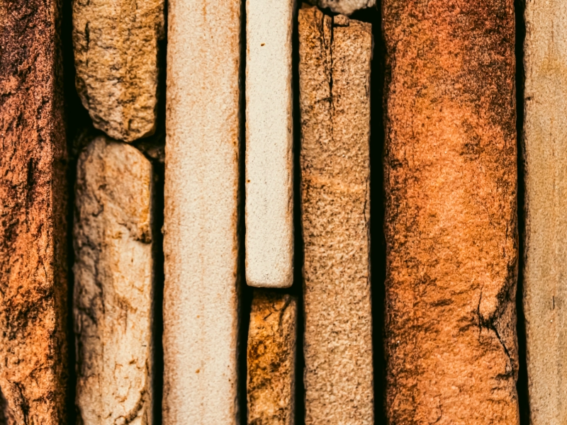 Tranches de matériaux géosourcés