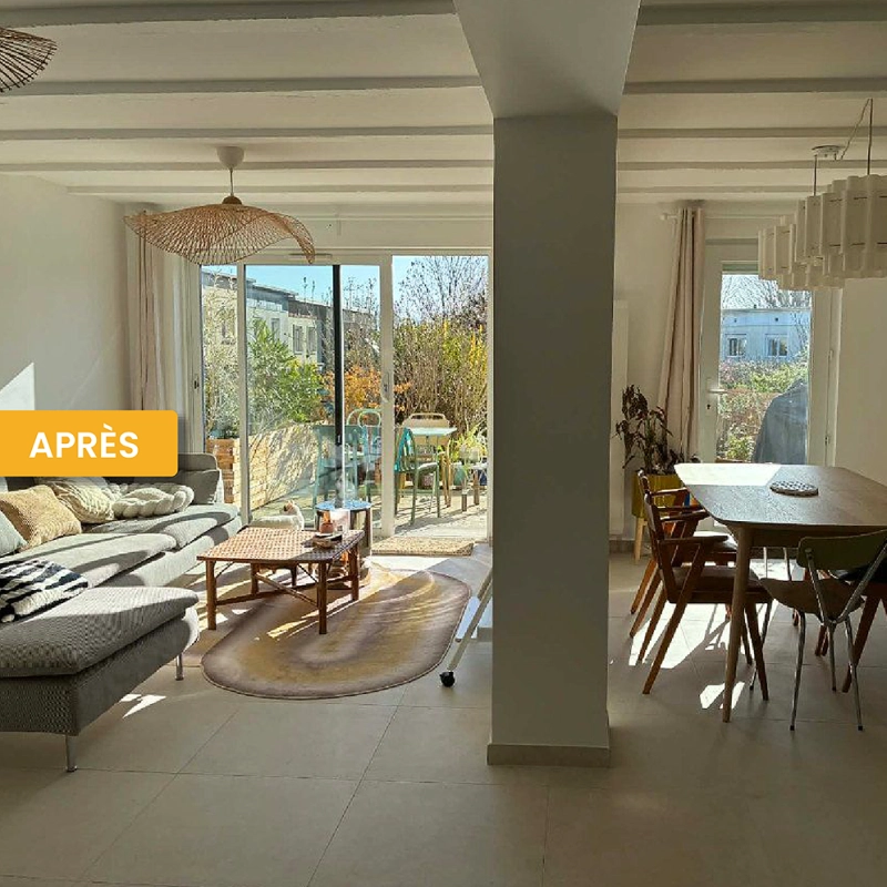 Rénovation d'un rez-de-chaussée d'une maison dans le Calvados