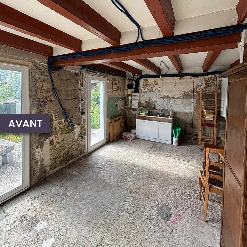 Rénovation d'un sous-sol de maison à Caen